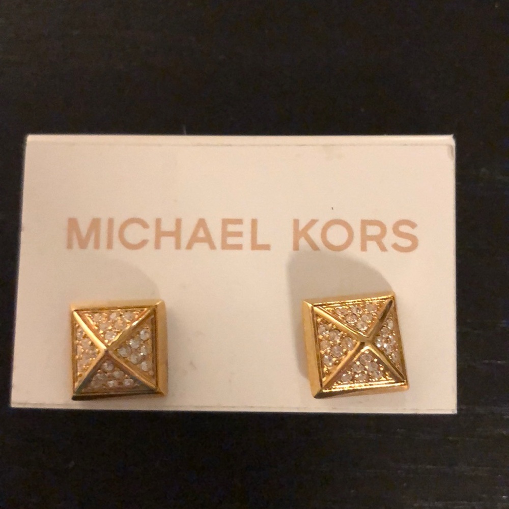 Michael Kors studded earrings